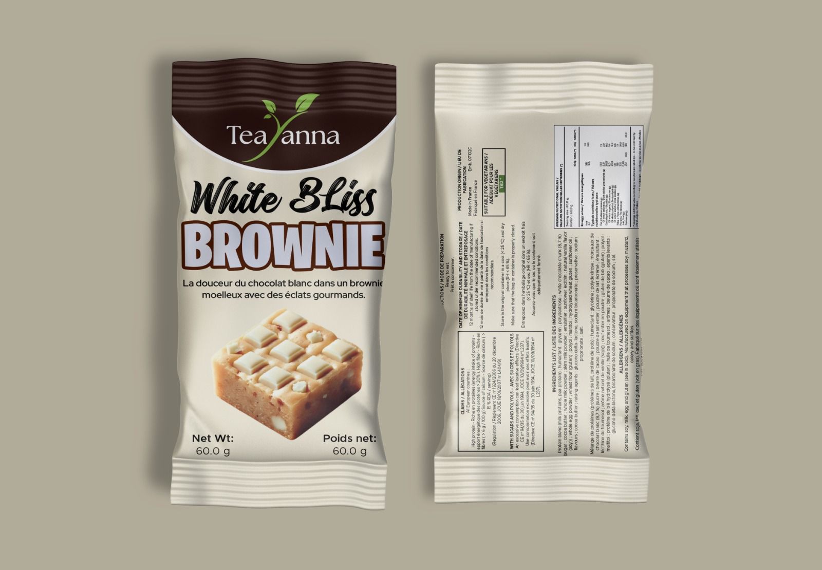 White Bliss Brownie