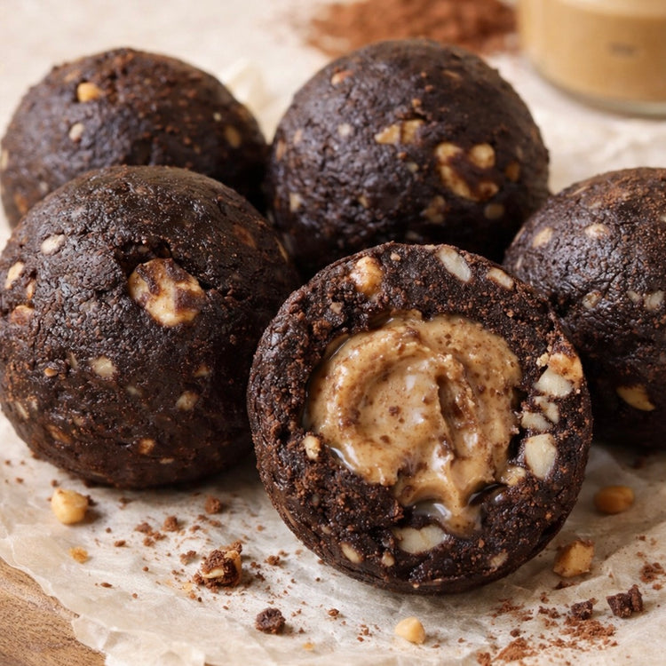 Bouchées Cacao Cœur Fondant — Energy Bites