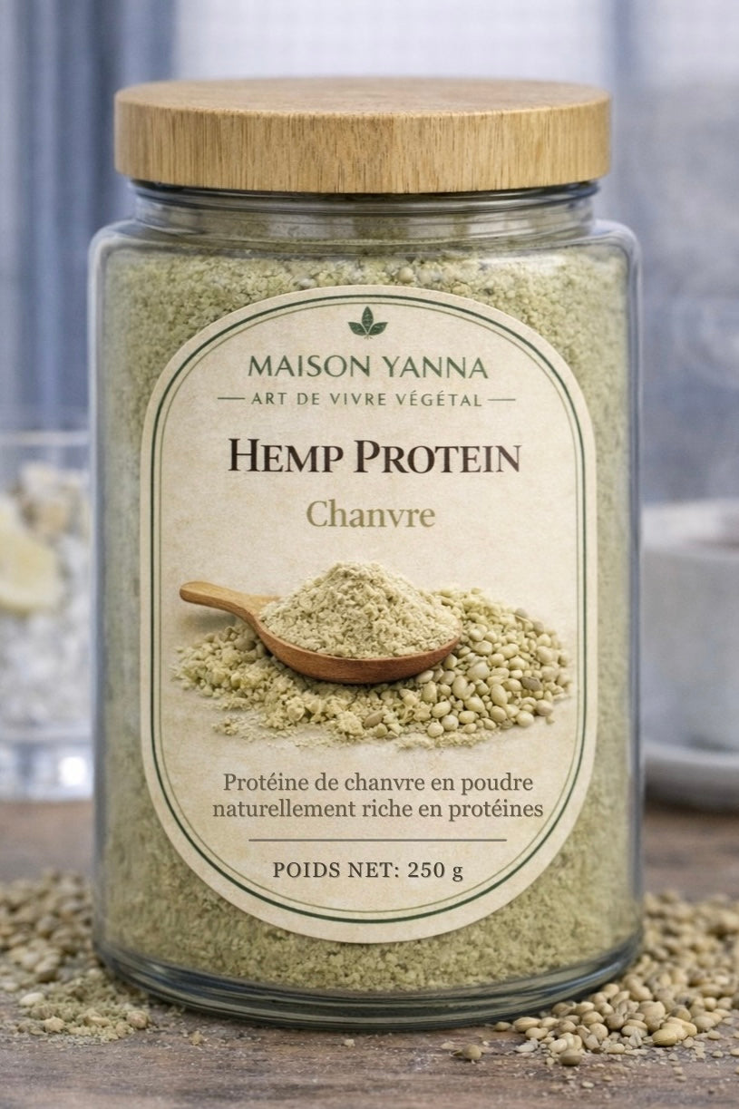 Protéines de Chanvre – Poudre Naturelle
