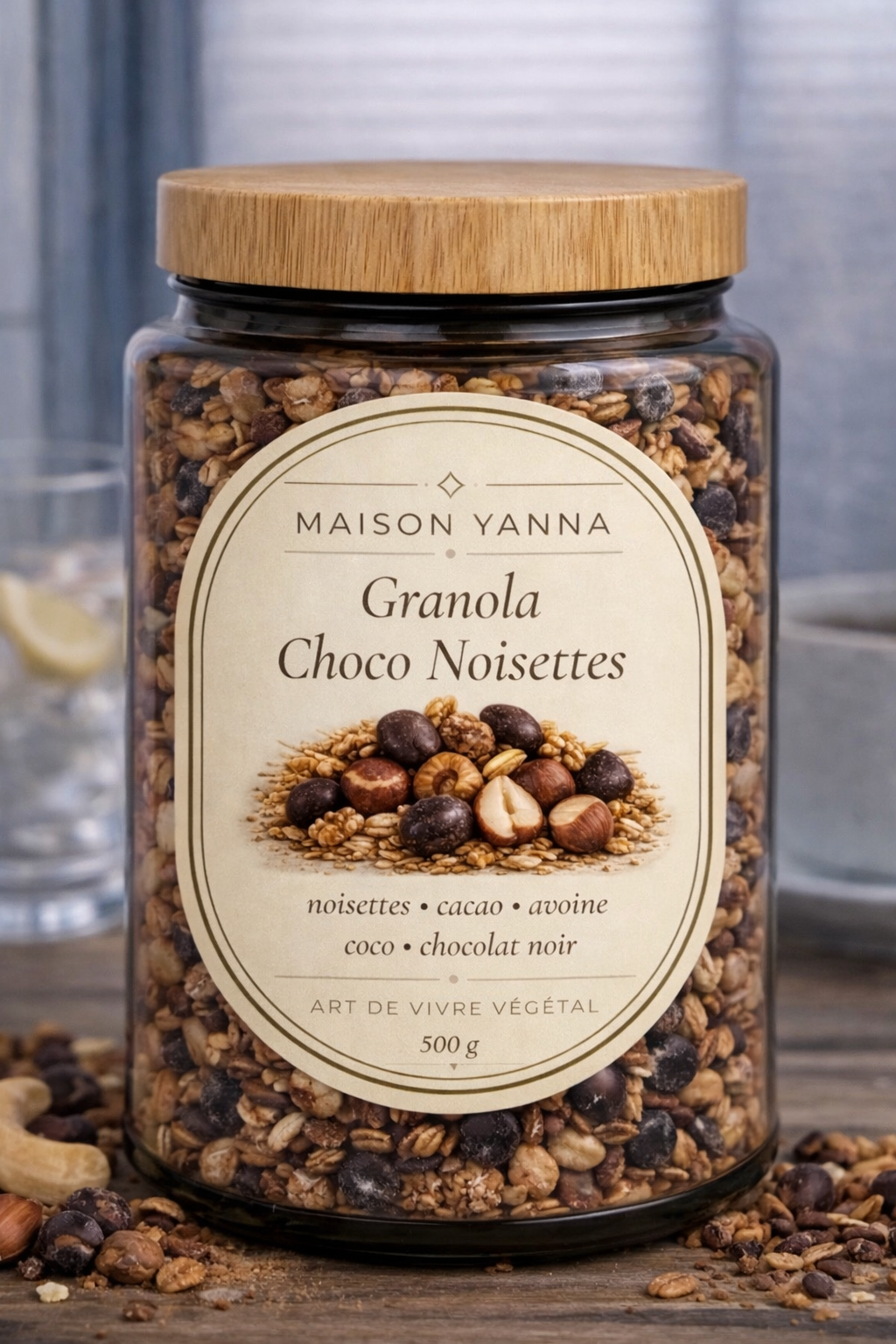 Granola Choco Noisettes - Maison Yanna