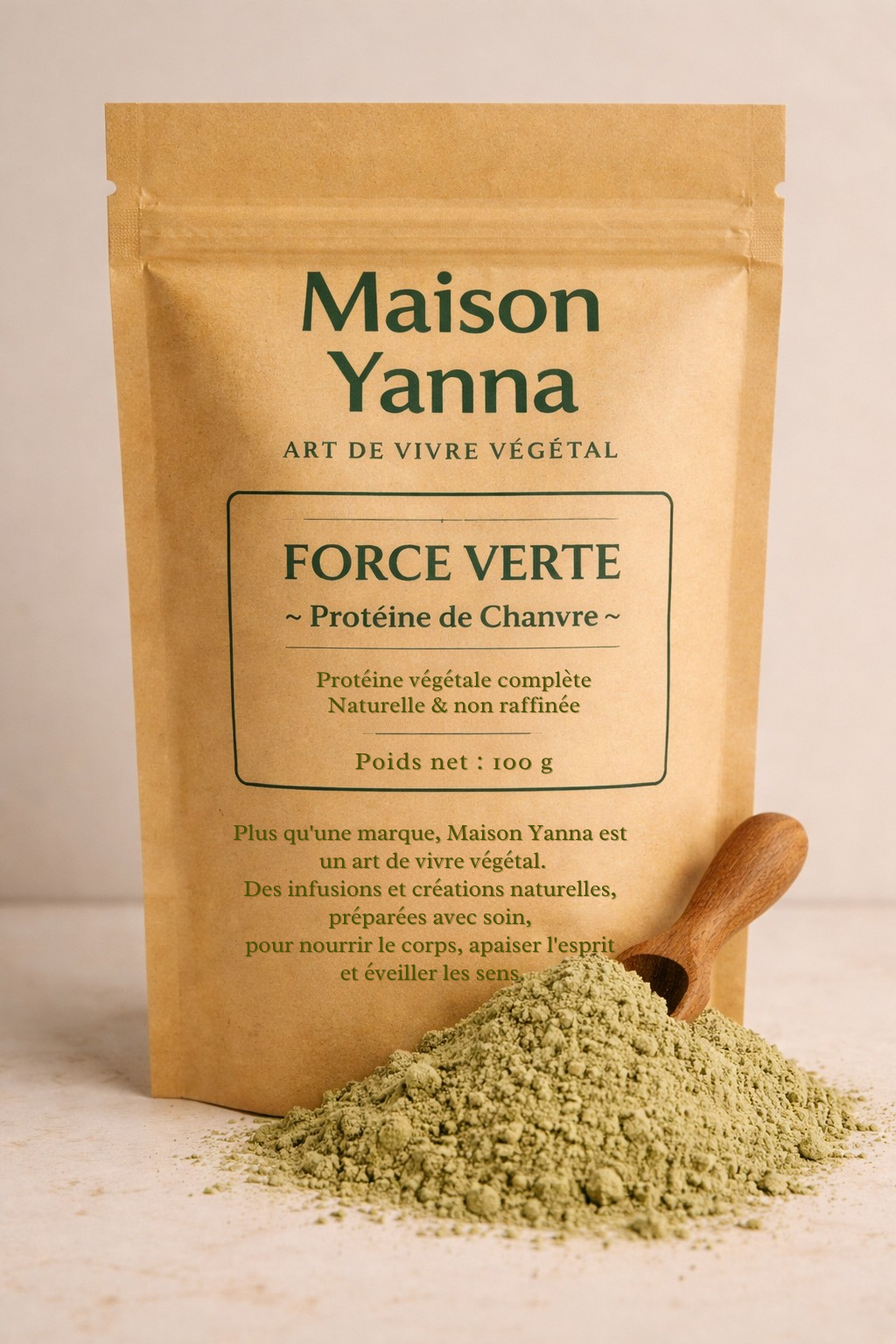 Protéines de Chanvre – Poudre Naturelle