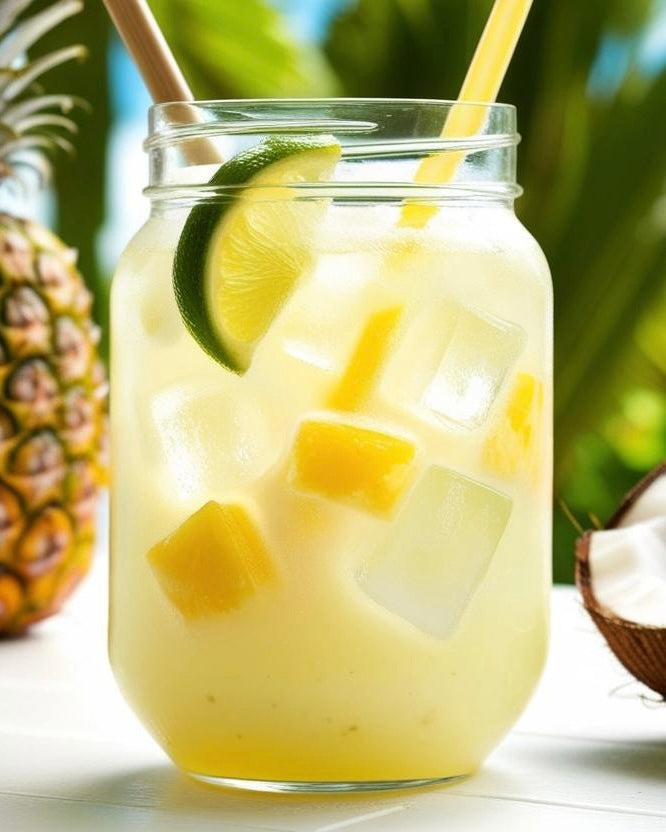 🌴 Recette rafraîchissante : Piña Colada glacée by TeaYanna