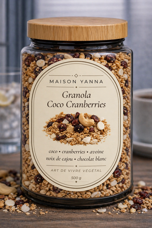 Granola Coco Cranberries – Maison Yanna