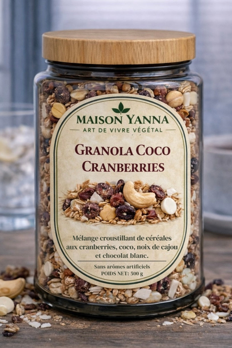 Granola Coco Cranberries – Maison Yanna