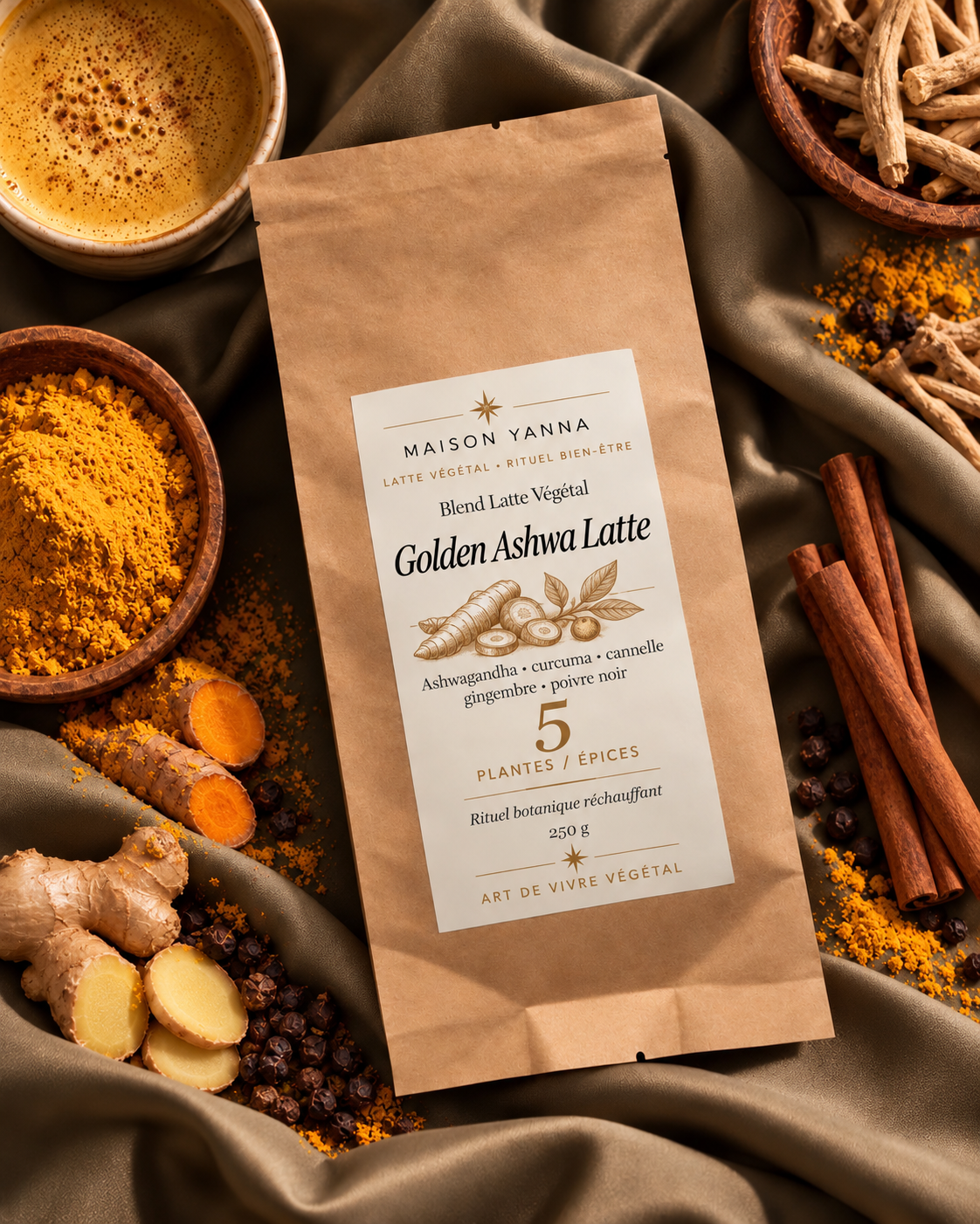 Golden Ashwa Latte