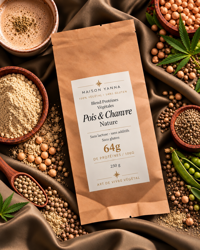 Blend Protéines Végétales – Pois & Chanvre