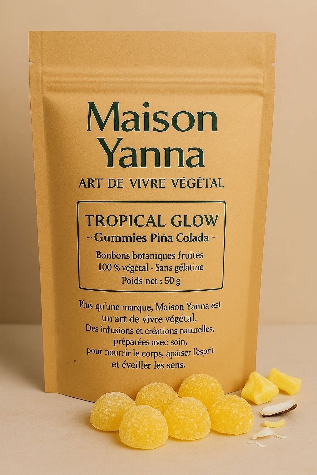 Tropical Glow – Gummies Piña Colada