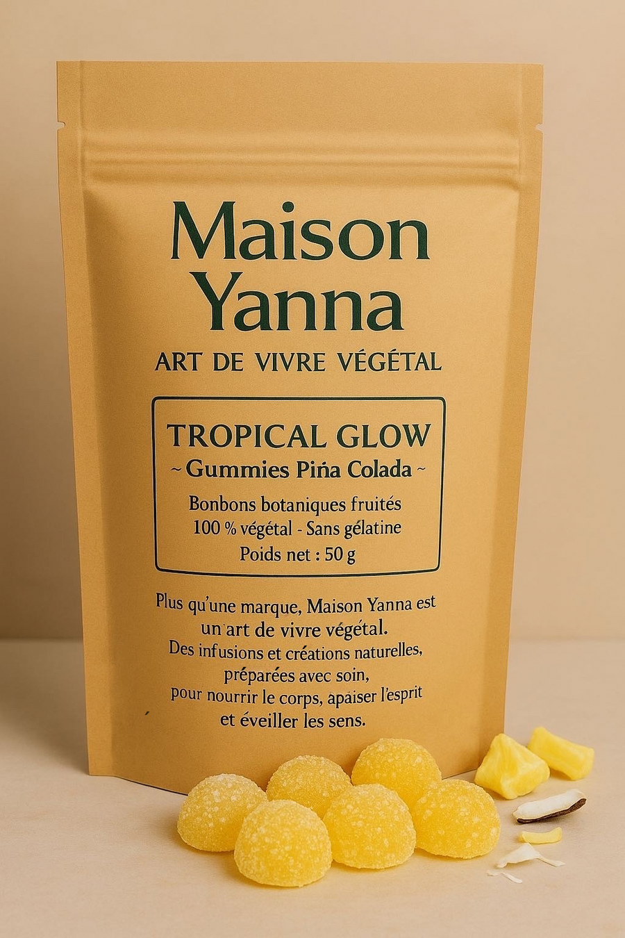 Tropical Glow – Gummies Piña Colada