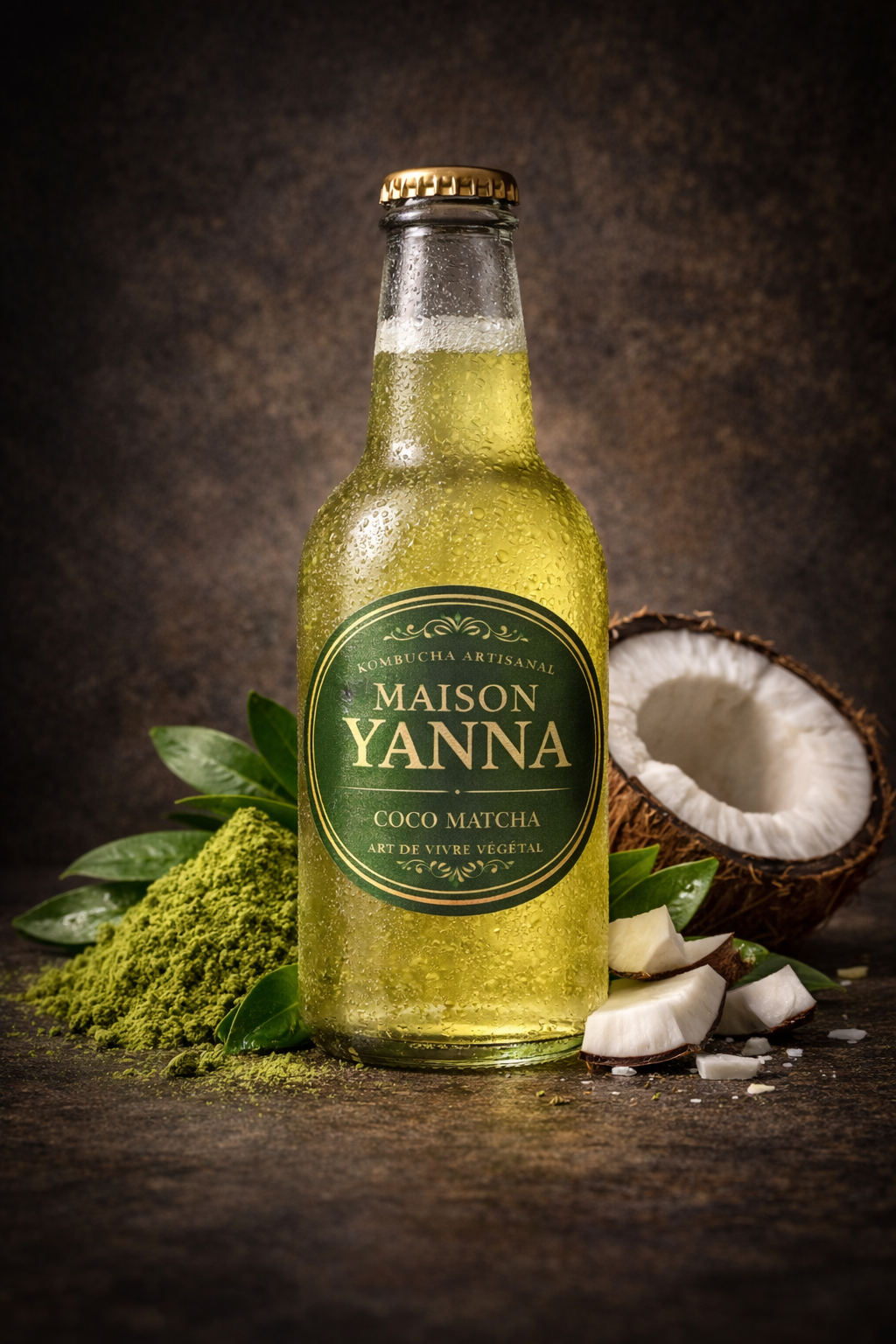 Kombucha Maison Yanna – Coco Matcha Elixir