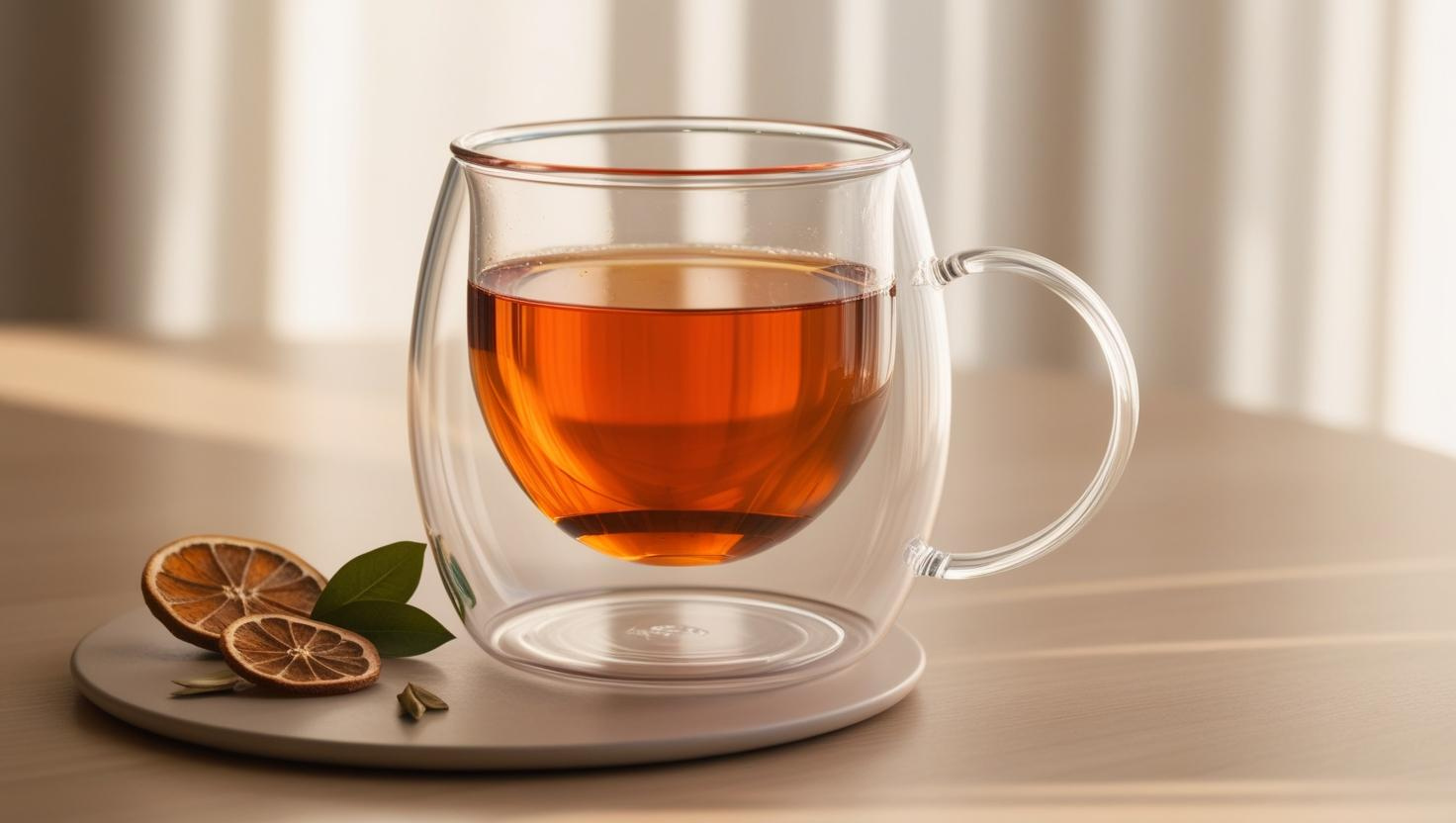 Tasse en Verre Double Paroi – 350ml - TeaYanna Paris