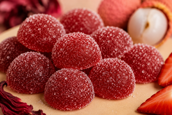Rouge Velours ~ Gummies Fraise & Hibiscus