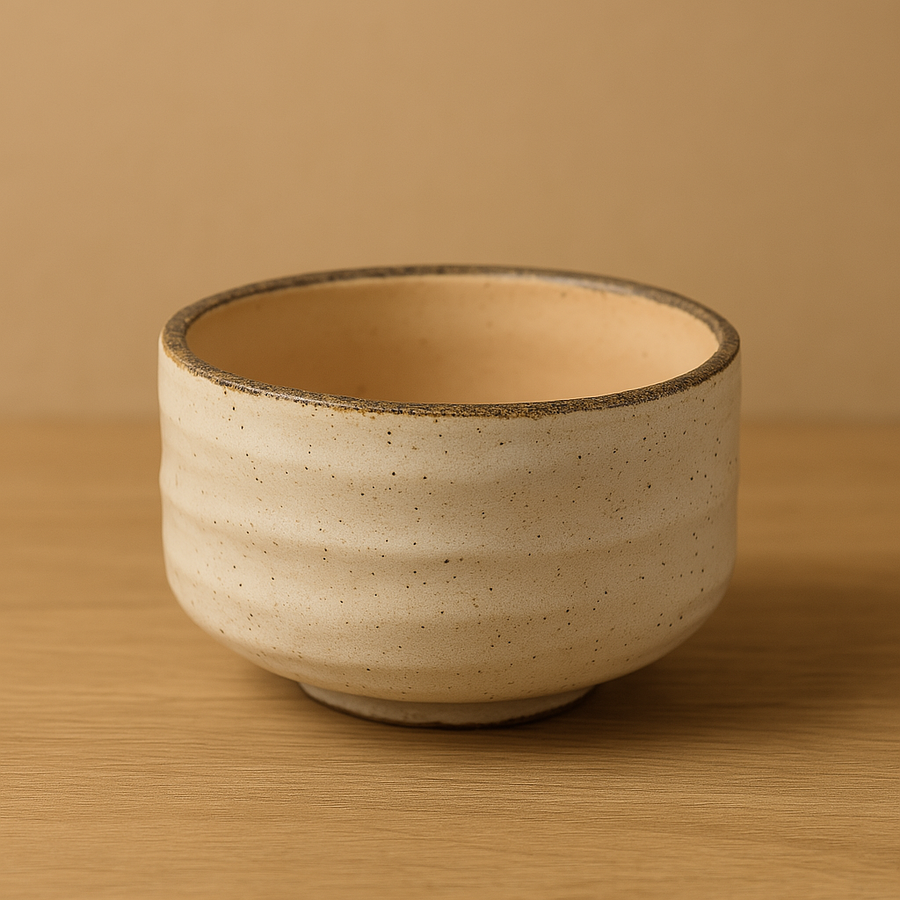 Bol blanc à matcha (Chawan)