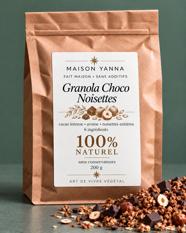 Granola Choco Noisettes - Maison Yanna